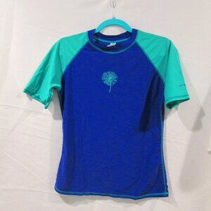 ATHLETIC OR COVER UP TOP SIZE L PREPPY COASTAL PICKLEBALL SWIM SURF SKATER GIRL